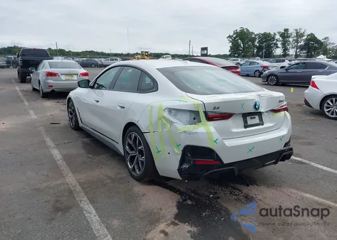 2024 BMW I4 M50 from USA, damaged, VIN WBY33AW02RFS40631